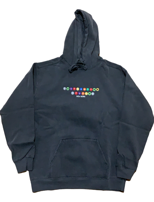 Southampton Subway Series Hoodie - Washed Black