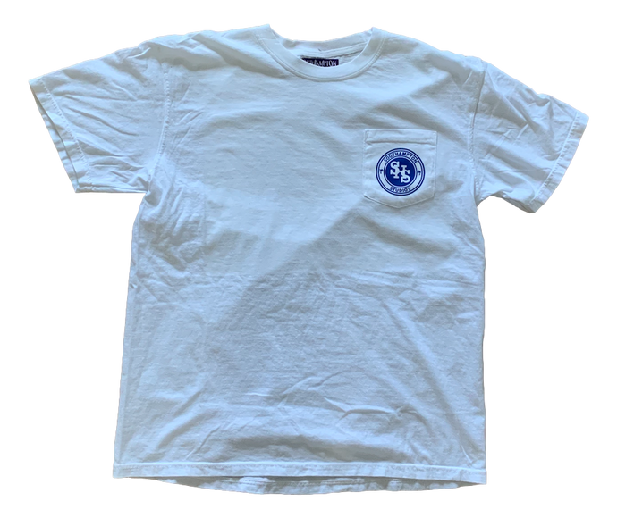 Short Sleeve Pocket Tee - White