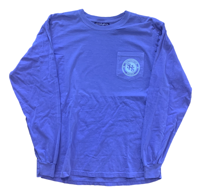 Long Sleeve Pocket Tee - Lilac