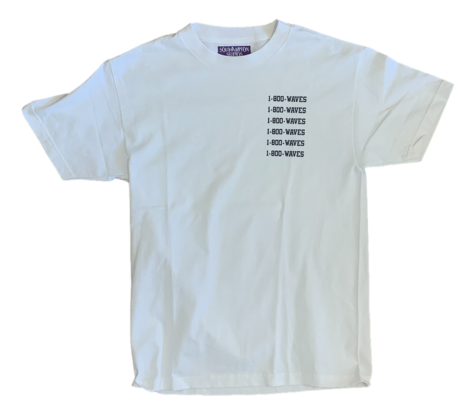 1-800 Waves Tee - White