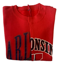 1/1 "Collegiate Red" Split Crewneck - Large