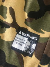 Woodland Camo Warning Sweatshorts